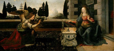 L'Annunciazione - Leonardo da Vinci