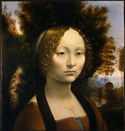 Ginevra de' Benci - Leonardo da Vinci
